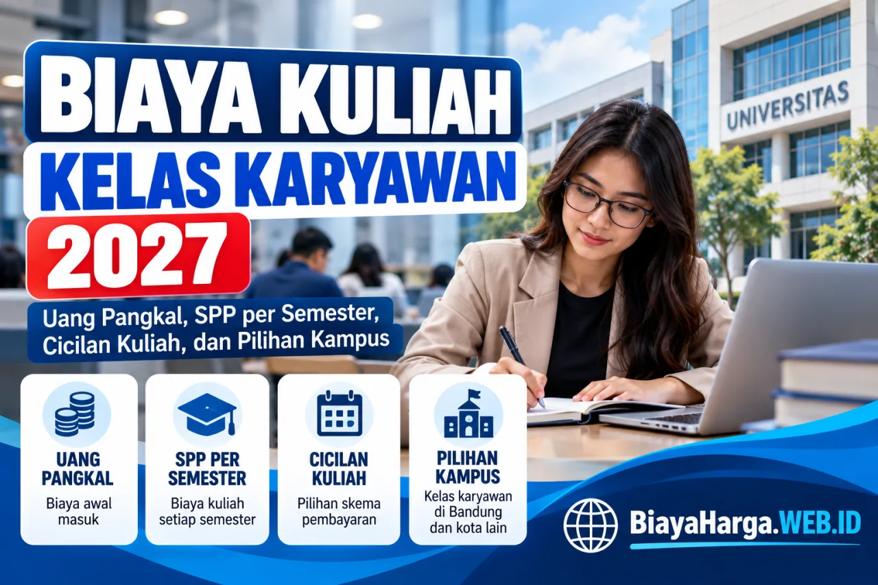 Biaya Kuliah Kelas Karyawan 2027, Cek SPP dan Uang Pangkal