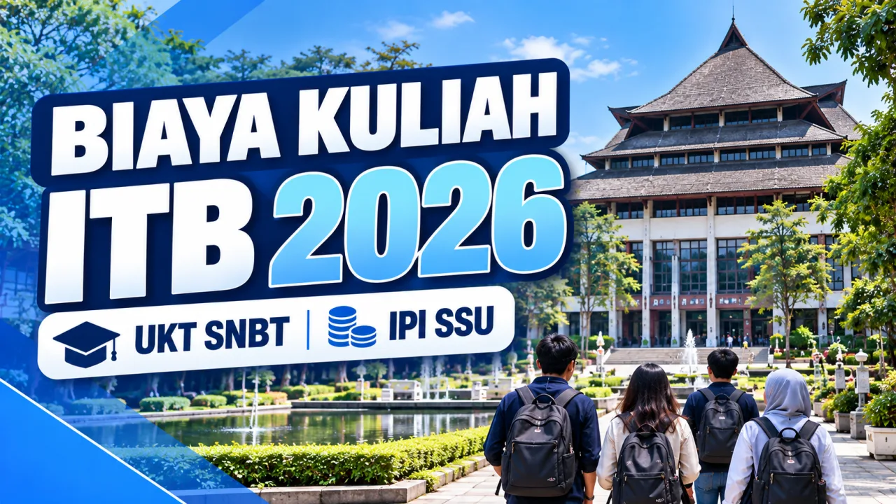 Biaya Kuliah ITB 2026, Rincian UKT Jalur SNBT dan Jalur Mandiri SSU
