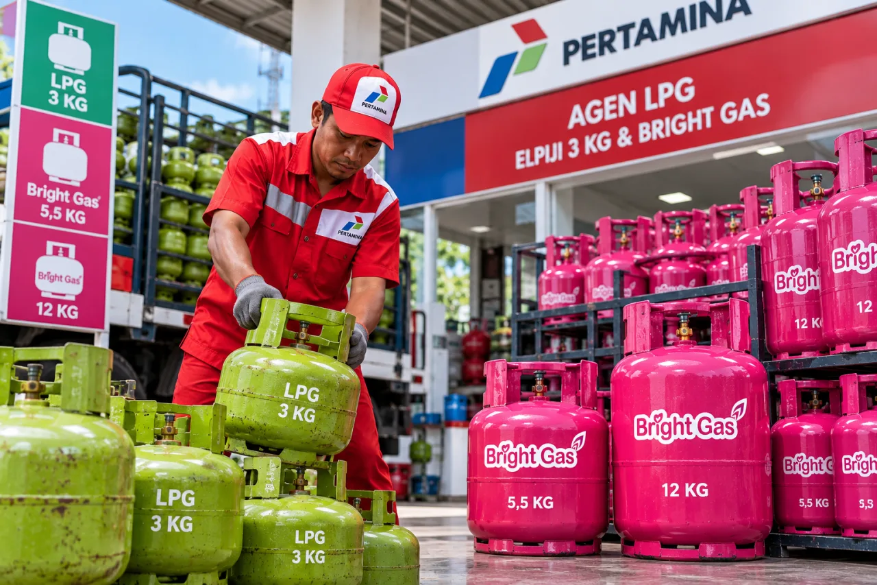 harga LPG 3 kg dan Bright Gas Oktober 2026