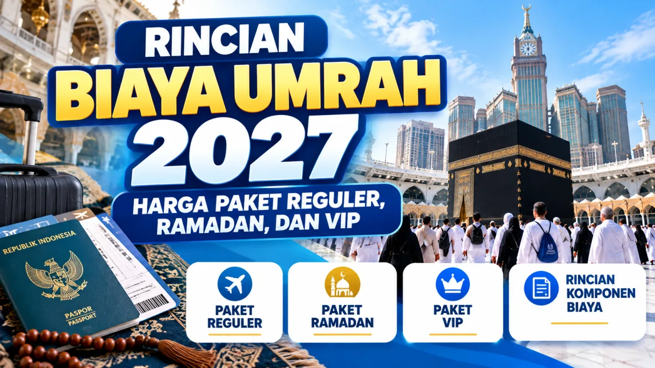 Rincian Biaya Umrah 2027, Harga Paket Reguler, Ramadan, dan VIP